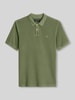 Marc O'Polo Regular Fit Poloshirt aus reiner Baumwolle mit Logo-Stitching Gruen