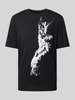 ARMANI EXCHANGE T-Shirt mit Motiv-Print Black