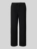 Marc O'Polo Relaxed Fit Leinenhose mit Tunnelzug BLACK