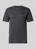 EA7 Emporio Armani T-shirt met labelprint Middengrijs