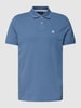 MCNEAL Poloshirt mit Logo-Stitching Rauchblau