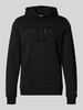 CHAMPION Hoodie met labelstitching Zwart