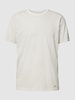 Cinque T-Shirt mit Label-Details Silber