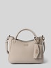 Guess Handtasche mit Label-Details Modell 'BRENTON' Taupe