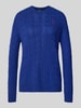 Polo Ralph Lauren Wolen pullover van een mix van lanawol en kasjmier Marineblauw