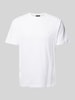 SAVE THE DUCK T-Shirt mit Logo-Patch Modell 'Bram' Offwhite