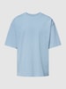 REVIEW Oversized Fit T-Shirt mit Rundhalsausschnitt Hellblau