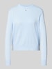 Tommy Jeans Strickpullover mit Logo-Stitching Blau