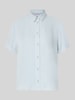 Jake*s Casual regular fit overhemdblouse met 1/2-mouwen Lichtblauw
