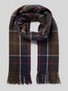 Barbour Schal mit Tartan-Muster Modell 'HAILES' Oliv