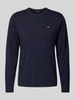 Napapijri Longsleeve mit Label-Stitching Marine