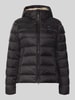 Blauer USA Daunenjacke in Stepp-Optik mit Logo-Detail Modell 'Charme' Black