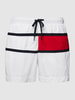 Tommy Hilfiger Badehose in mehrfarbigem Design Weiss