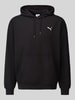 PUMA Performance Comfort Fit Hoodie aus Baumwoll-Mix Modell 'ESS ELEVATED' Black