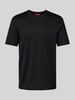 HUGO T-Shirt mit Rundhalsausschnitt Modell 'Dimerstee' Black