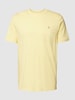 Marc O'Polo T-Shirt aus reiner Baumwolle Hellgelb