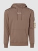 Alpha Industries Hoodie aus Bio-Baumwolle Hellbraun