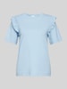 Selected Femme T-Shirt mit Volants Modell 'CILLEE' Hellblau