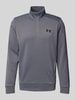 Under Armour Sweatshirt mit Troyer-Kragen Anthrazit