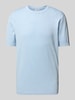 Lindbergh Relaxed Fit T-Shirt mit Rundhalsausschnitt Hellblau