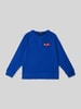 Tommy Hilfiger Teens Relaxed Fit Sweatshirt mit Label-Stitching Blau