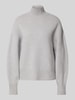 P&C* curated by Anouk Yve Gebreide pullover met opstaande kraag - capsulegarderobe Lichtgrijs gemêleerd