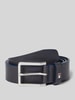 Tommy Hilfiger Riem van echt leer Donkerblauw