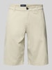 Tom Tailor Denim Regular Fit Bermudas aus Baumwoll-Elasthan-Mix Beige