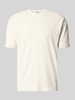 DRYKORN T-Shirt mit Ärmelaufschlag und Rundhalsausschnitt Offwhite