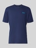 Under Armour Regular Fit Sport-T-Shirt mit Label-Print Marine