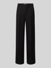 Only Wide leg broek met viscose, model 'HATTIE-LANA' Zwart