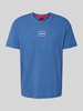 HUGO T-Shirt mit Rundhalsausschnitt Modell 'Laze' Bleu