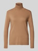 Weekend Max Mara Gebreide pullover met opstaande kraag, model 'KIKU' Camel