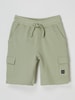 Marc O'Polo Sweatshorts mit Cargotaschen  Schilf