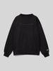 CHAMPION Sweatshirt mit Label-Stitching Black