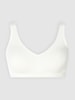 Saisei Bustier mit Stretch-Anteil  Hellgrau