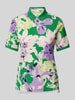 Brax Regular Fit Poloshirt mit floralem Print Modell 'STYLE. Cila' Hellgruen