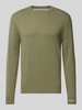 Pepe Jeans Gebreide pullover met ronde hals, model 'Andre' Olijfgroen