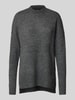 Vero Moda Oversized gebreide pullover met opstaande kraag, model 'LEFILE' Middengrijs