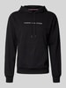 Tommy Hilfiger Regular fit hoodie van katoenmix Zwart