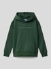 Jack & Jones Hoodie met labelprint Donkergroen