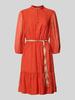 Christian Berg Woman Selection Knielanges Kleid aus Viskose-Mix Dunkelorange