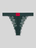 HUGO String aus femininer Spitze Modell 'STRING RL LACE' Dunkelgruen
