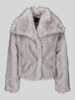 ONLY relaxed fit kunstbontjack kort model 'DAWN LIFE' Ecru