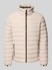 Superdry Gewatteerd jack met opstaande kraag, model 'Fuji' Offwhite