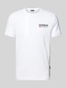 Napapijri T-Shirt mit Label-Print Modell 'KASBA' Weiss