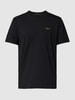 BOSS Green T-Shirt mit Label-Print Black