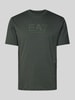 EA7 Emporio Armani T-Shirt mit Label-Print Modell 'TRAIN' Dunkelgruen