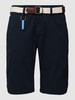 MCNEAL Bermudas mit Gürtel Marineblau