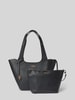 Guess Handtasche mit Label-Applikation Modell 'HELINA' Black